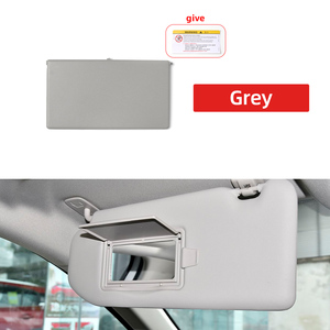 Parasole per Auto di Alta Qualità in ABS+PC, Grigio, con Specchio per il Trucco, OUKACHI, Garanzia di 6 Mesi per Peugeot 308S - Product Image 1