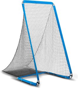 Filet <span class=keywords><strong>de</strong></span> pratique <span class=keywords><strong>de</strong></span> football en acier thermolaqué avec poche extra profonde et sac <span class=keywords><strong>de</strong></span> transport pour le tir au pied et le lancement - Product Image 1