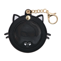 NOUVEAU Étui protecteur pour badge en forme de chat mignon avec porte-clés pour porte-clés chat de dessin animé de 58 mm