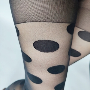 Đồ lót nữ bán chạy, tất lưới cao eo gợi cảm với tất trong suốt, dệt kim dày dặn, có gót. - Product Image 2