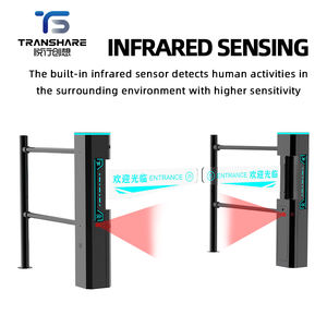 Best-seller mondial Contrôle automatique des entrées et sorties Porte battante Tourniquet de sécurité Porte automatique à sens unique pour supermarché - Product Image 4