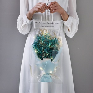 Buket Bunga Rajut Tangan <span class=keywords><strong>2026</strong></span> dengan Lampu String Peri untuk Hadiah Natal dan Hari Valentine - Product Image 5