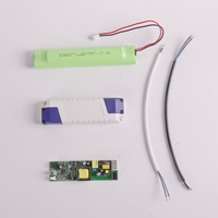 Lumière d'urgence LED 220V, conversion, autonomie de 3 heures, 5-30W, intérieur, plastique, pour la maison, supermarché, aluminium, acier, batterie au lithium