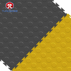 Tuan Plastic Flooring <b>Interlocking</b> PVC <b>Mat</b> Non Slip Industrial <b>Floor</b> Tile For Workshop Machine Repair - Product Image 2