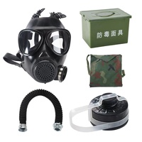 Masque à gaz nucléaire et chimique de survie de respirateur réutilisable de plein visage avec le filtre professionnel