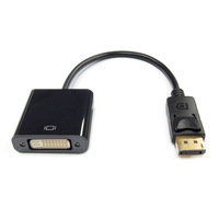 Adaptateur Mini DP VGA DVI plaqué or de haute qualité, 1080P, convertisseur actif mâle-femelle, câble 16 mm, HDTV, ordinateur portable, best-seller