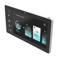 Tableta Android de 7 Pulgadas con Alimentación PoE, Tableta de Automatización del Hogar, Android PoE RJ45, Pantalla Linux, Montaje en Pared
