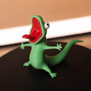 Portalápices de PLA impreso en 3D con transformación de castor a <span class=keywords><strong>lagarto</strong></span>, Toms Lizard, soporte para lápices, figura abstracta con temática de la película Tom, adorno. - Product Image 3