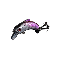 Vente en gros d'usine, leurre de pêche artificiel rigide 5,5 cm/9 g, leurre de pêche en plastique pour eaux peu profondes, leurres de pêche sur rochers, bionique