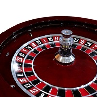 Roue de roulette professionnelle de 32 pouces pour casino, avec balle de roulette offerte