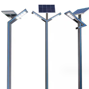 Lampe de route solaire à <span class=keywords><strong>LED</strong></span> Détecteur optique de motifs Lampes de jardin Décoration de parc Pelouse Aménagement paysager Pilier Lumière Bande verte - Product Image 6