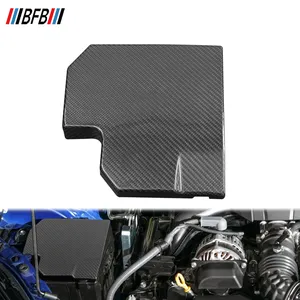BFB in vera fibra di carbonio secca si adatta per Subaru BRZ Toyota GR86 interno del coperchio della scatola dei fusibili del motore 2022 +