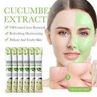 Masque Facial Nettoyant Éclaircissant à la Vitamine C, Concombre et Boue Marine – Soin de la Peau Beauté – Prix de Gros OEM