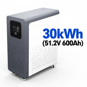 แบตเตอรี่ลิเธียมไอรอนฟอสเฟต (LiFePO4) ชาร์จได้ 48V เกรด A ความจุ 30kWh 600Ah 1000Ah สำหรับพลังงานแสงอาทิตย์ พร้อมระบบจัดการแบตเตอรี่อัจฉริยะ (BMS) และหน้าจอ LCD สำหรับระบบกักเก็บพลังงานภายในบ้าน - Product Image 2