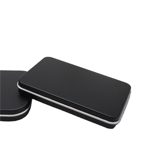 Custodia vuota ombretto <span class=keywords><strong>nero</strong></span> opaco contenitore fard polvere per trucco e ombretto magnetico compatto Palette - Product Image 5