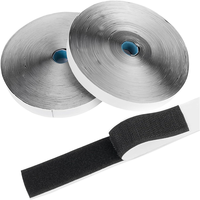 Zuschnittbares doppelseitiges Nylon-Klettband – wiederverwendbare Polyester-Befestigungsrolle für Heimwerker, Poster, Teppiche und Bekleidung