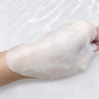 Sous-couche de masque facial non tissé en viscose polyester Y203 personnalisée 40-65 GSM pour la fabrication en gros de masques de soin de la peau