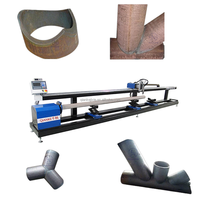 Équipement de découpe de tubes métalliques à faible coût, découpeur plasma CNC robotisé 4,5 kW, perforateur de tubes pour lignes d'intersecction et tubes en forme de crevette