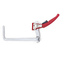 Woodworking #45 baja tempa krom lapis seng Alloyed Trigger Ratchet F Bar Clamp untuk Track