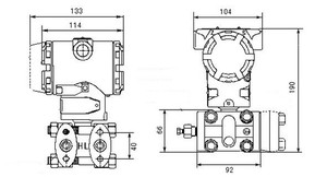 PPM-T3051 インテリジェント差圧センサー 4-20mA HART対応 0.5%FS 圧力伝送器 - Product Image 6
