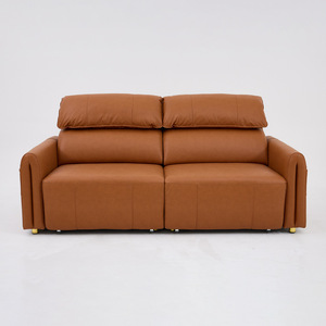 Divano moderno e <span class=keywords><strong>minimalista</strong></span> in pelle con schienale alto divano componibile a due posti letto elettrico allungabile per coppia a doppio uso per <span class=keywords><strong>soggiorno</strong></span> - Product Image 3