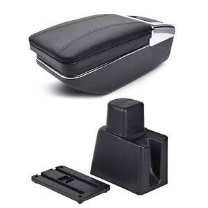 Vtear ABS para Honda BRV 2014-2020 caja de almacenamiento de reposabrazos <span class=keywords><strong>Interior</strong></span> de estilo de coche con portavasos accesorios elegantes - Product Image 2