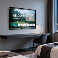 32" 43" 65" Hospitality Smart TV Pro: Kompatibel dengan Idiom, Fitur Pause & Play, Stand Anti-pencurian