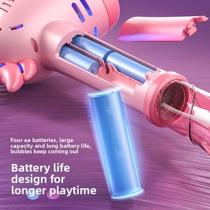 Nouveau pistolet à bulles licorne 2026, <span class=keywords><strong>baguette</strong></span> à bulles électrique automatique lumineuse, anti-fuite, jouet portable pour garçons et filles - Product Image 4
