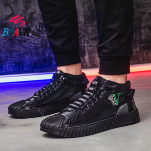 Warm Winter Fashion High-<b>top</b> Casual Soft Breathable Cotton Shoes for Men - Product Image 5