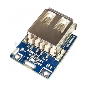 5V Step-Up Power Supply Module Lithium Battery Charging Protection Board Booster Converter LED Display USB For Charger 134N3P