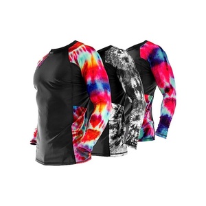 Long Sleeve <b>Surf</b> Shirt Swimming Shirt Rash Vest Sun Protection Clothing UPF50+ <b>Printed</b> Rash Guard for Mens - Product Image 1