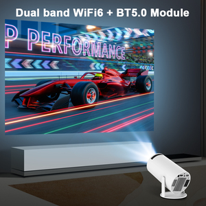 โปรเจคเตอร์ LED พกพา 720P Android 11 HY300 Allwinner H713 พร้อม WiFi6 แบบดูอัลแบนด์ สำหรับใช้ในบ้าน - Product Image 4