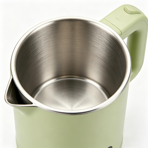 Bouilloire électrique 1,8 L à double paroi, toucher froid, en acier inoxydable 304, 1500 W, ébullition rapide, pour la maison et le bureau - Product Image 5
