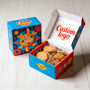 Boîte d'emballage de livraison, grande capacité, refermable, emballage robuste, 8x16x3, conception personnalisée, logo, boîte à biscuits émiettés - Product Image 2