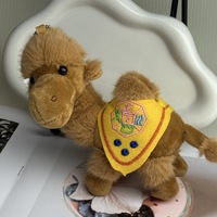 Porte-clés mignon en peluche chameau, pendentif de sac à dos en peluche chameau, cadeau pour couple et enfants