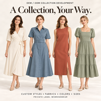 Robe utilitaire sur mesure pour femme avec ceinture, boucle dissimulée, patte de boutonnage cachée, poche poitrine, en sergé de coton, longueur midi, style workwear, marque privée