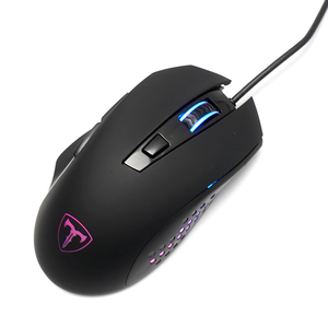 เมาส์สำหรับเล่นเกมแบบมีสายที่ตั้งโปรแกรมได้ 6 แบบ 10 กรัม ความละเอียด 400-4800 จุดต่อนิ้ว อินเทอร์เฟซ USB ไฟแบ็คไลท์ RGB ชาร์จใหม่ได้ สำหรับคนถนัดขวา Tgm203 Rgb - Product Image 6