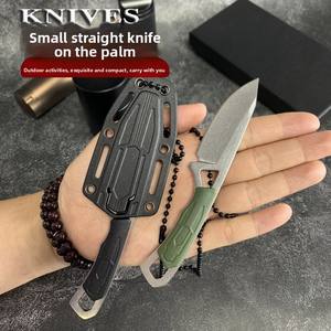 Custom Portable Mini Straight <strong>Knife</strong> For Outdoor Camping Creative Hanging <strong>Neck</strong> Design OEM Support Self-Defense Sharp Small <strong>Knife</strong> - Product Image 4