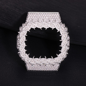 Boîtier de <span class=keywords><strong>montre</strong></span> de luxe en moissanite VVS sertie de pierres, compatible avec les montres <span class=keywords><strong>Casio</strong></span> G-Shock DW6900RL-1AC, pièces de <span class=keywords><strong>montre</strong></span> Hip Hop en gros - Product Image 5