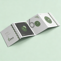 Brochure pliable en carton imprimée sur mesure avec impression offset pour manuel de produit d'entreprise, catalogue, guide d'utilisation
