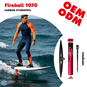 Kit de mejora de ala delantera de hidroala de carbono Fireball 1070 con mástil de aluminio para mejorar el rendimiento de la hidroala. - Product Image 1
