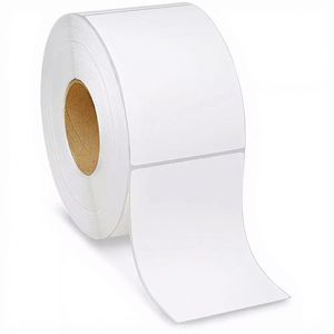 Wholesale Eco Friendly Thermal Label <b>Roll</b> Paper BPA Free Heat Sensitive Adhesive Label <b>Stickers</b> for Organic & Food Use - Product Image 1