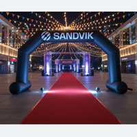 Arche Gonflable Colorée à Prix de Gros, Arche d'Entrée Gonflable LED de Haute Qualité avec Logo pour Décoration d'Événements, Vente Chaude