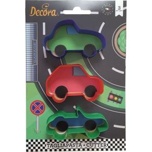 Set di 3 Tagliabiscotti Brum Brum per Dolci Giochi - Product Image 1