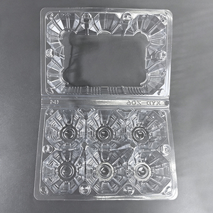 Customized 6-Grid Plastic Egg <b>Box</b> PET Chicken Holder 6 Holes <b>Recyclable</b> Food Packaging for Sushi Chewing Gum Hamburger Juice - Product Image 4