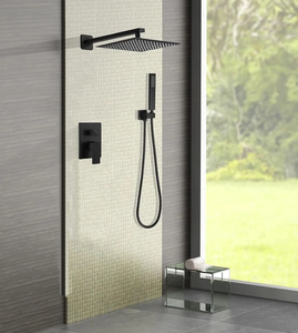 Duy nhất-xử lý Brass vòi hoa sen van mưa máy bay phản lực mềm phun Mô hình được xây dựng trong che giấu Cài Đặt Bộ lõm vòi nước van gốm - Product Image 2