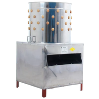 Nouvelle machine à plumer la volaille automatique en acier inoxydable pour poulets, cailles et pigeons