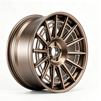Rines de Aleación de Aluminio Forjado Multirradio de 20 Pulgadas, 9 PCD, 5x108, ET 30 mm, CB 71.56 mm, Color Bronce Mate, Personalizados Directamente de Fábrica para SUVs