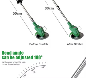 Tuyệt vời DIY công cụ làm vườn có thể sạc lại lithium pin điện cỏ dao công suất cao Hướng dẫn sử dụng tông đơ điện chuỗi tông đơ - Product Image 2