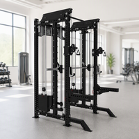 Rack de musculation multifonctionnel DINUO avec poulie à câble, équipement de gym tout-en-un de qualité commerciale pour studio de fitness